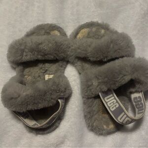 UGG Soft Gray Slippers